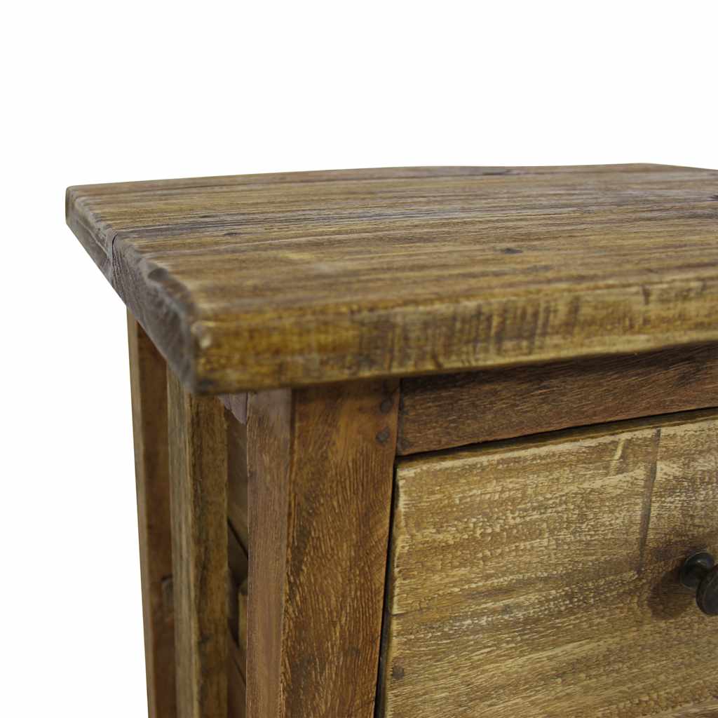 Bedside table solid mahogany 40x30x51 cm
