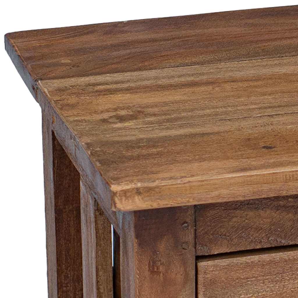 Bedside table solid mahogany 40x30x51 cm