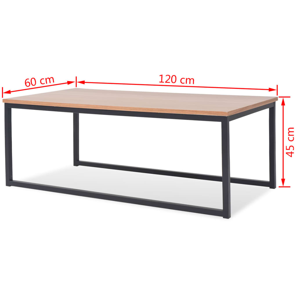 3-piece coffee table set ash wood