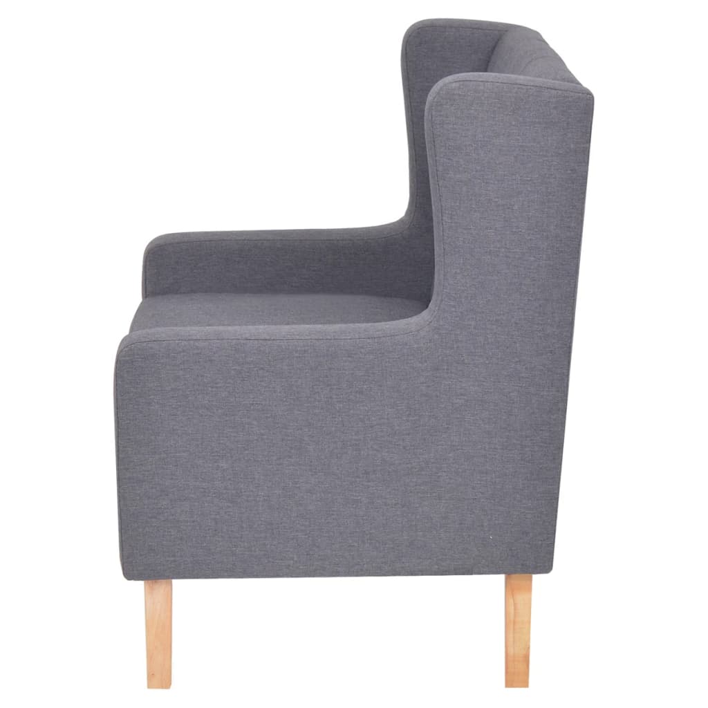 Fauteuil en tissu gris