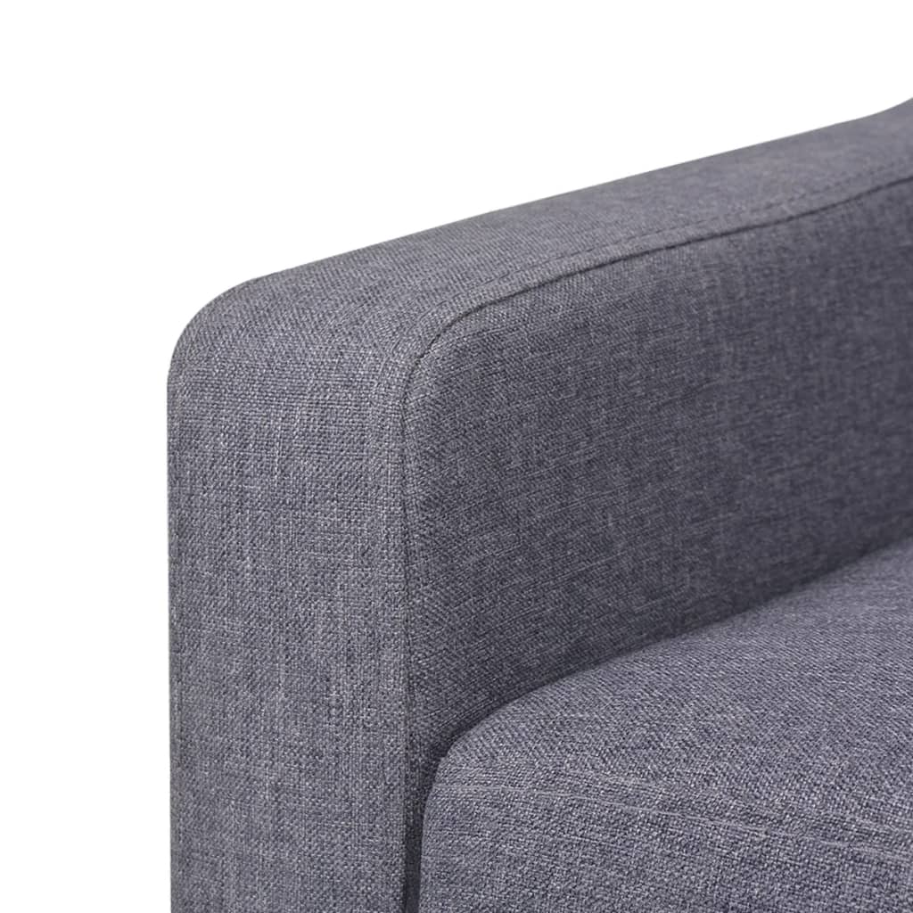 Fauteuil en tissu gris