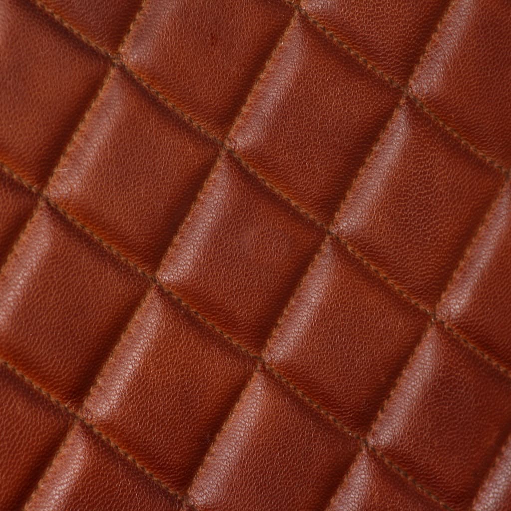 Sessel Dunkelbraun Echtleder