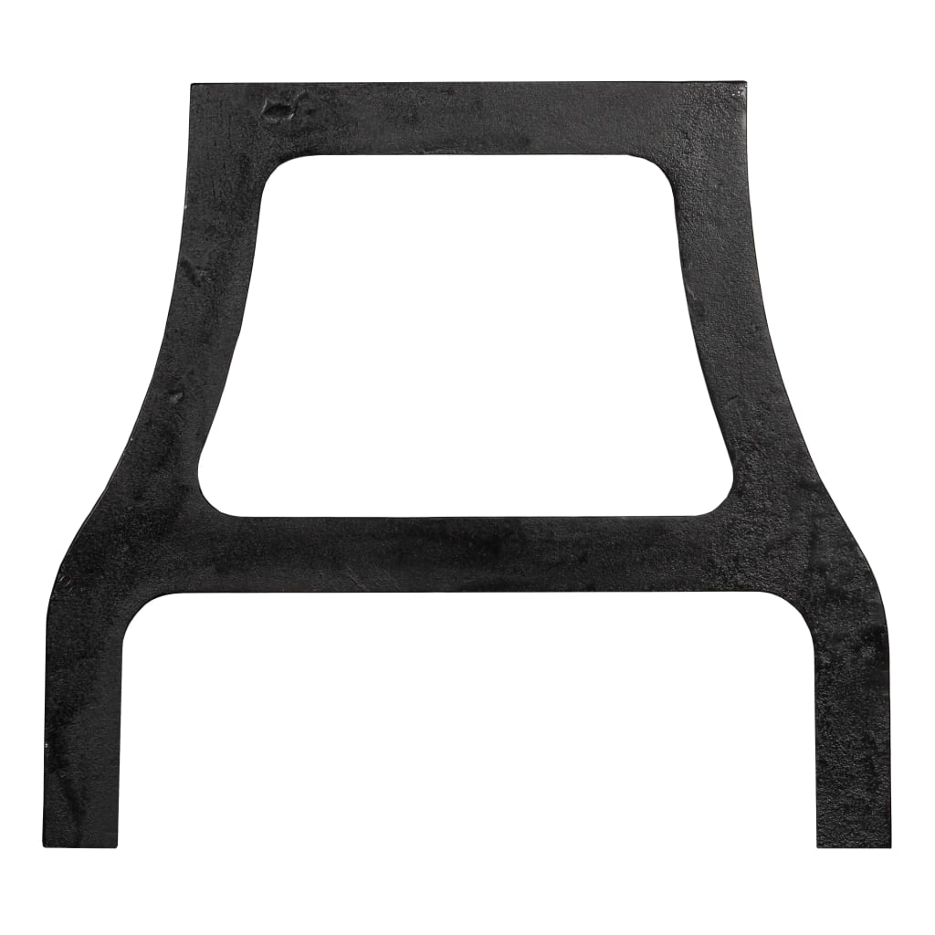 Pieds de table basse en fonte, 2 pièces, cadre en A