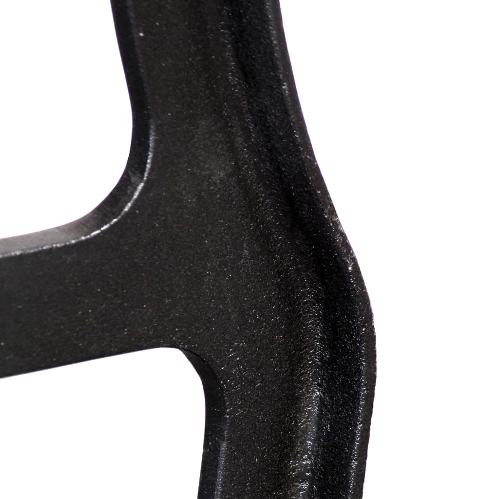 Pieds de table basse en fonte, 2 pièces, cadre en A