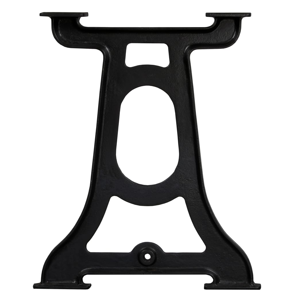 Pieds de table à manger, 2 pièces, cadre en Y, fonte
