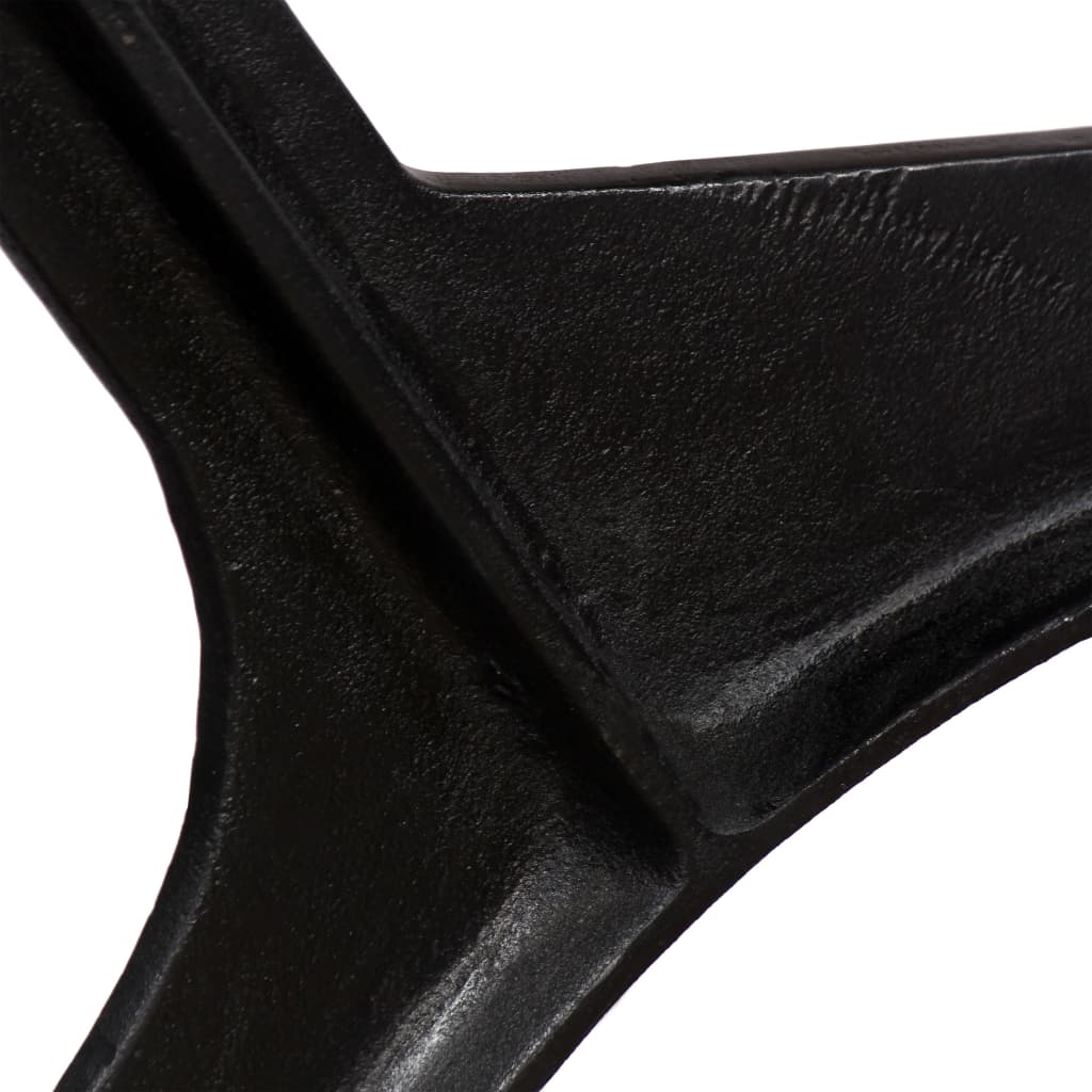 Pieds de table à manger en fonte, 2 pièces, cadre en O