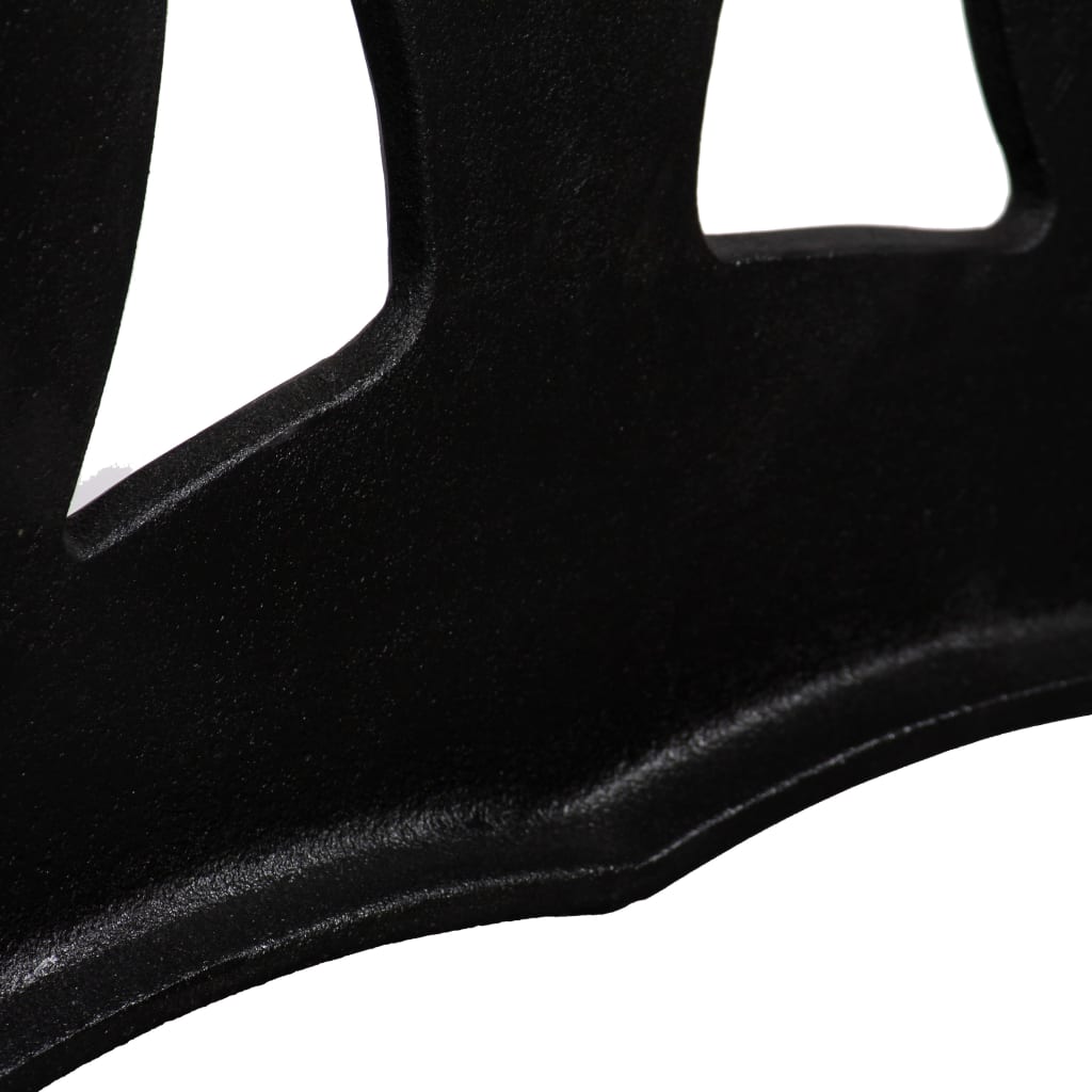 Pieds de table à manger en fonte, 2 pièces, cadre en X