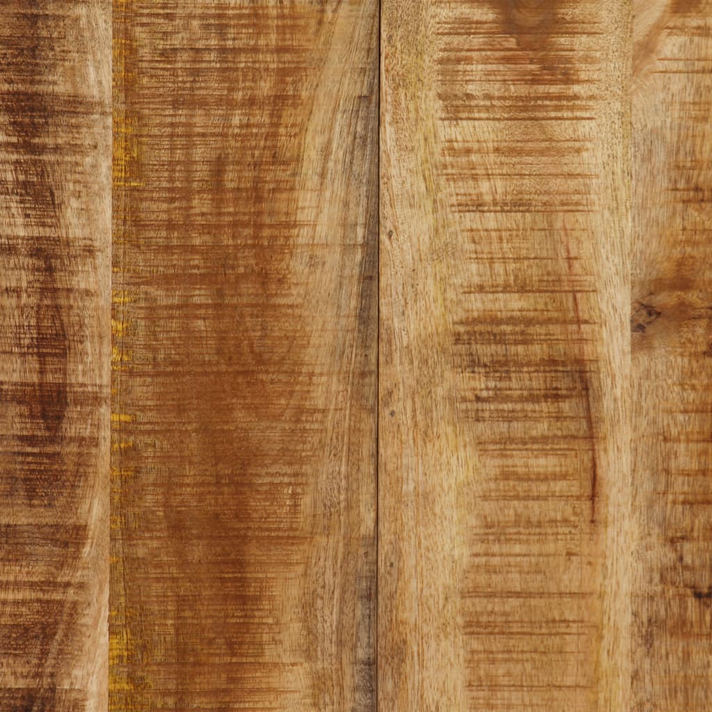 Table à manger en bois de manguier massif et structure en acier 180 cm