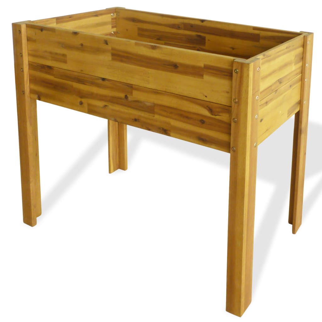 Raised Garden Bed Acacia Solid Wood