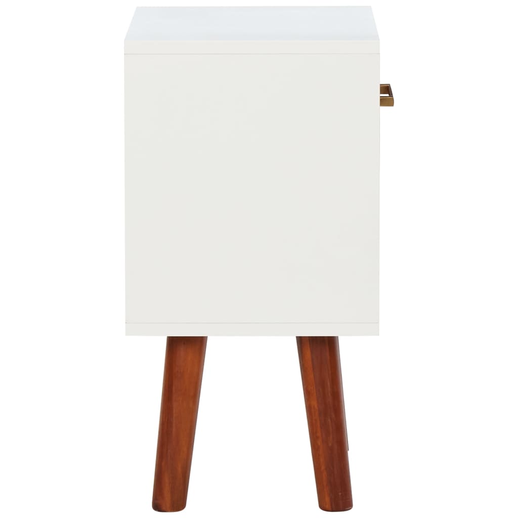 Nachttisch 2 Stk. Akazienholz Massiv 40x30x57 cm