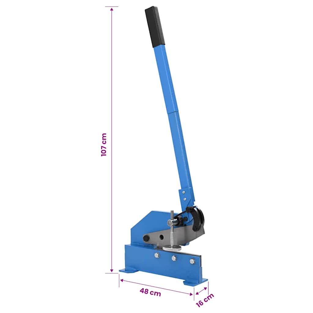 Hebelschere 200 mm Blau