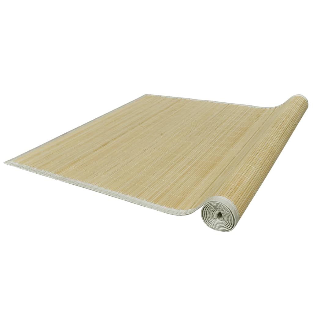 Bamboo rug 100 x 160 cm natural