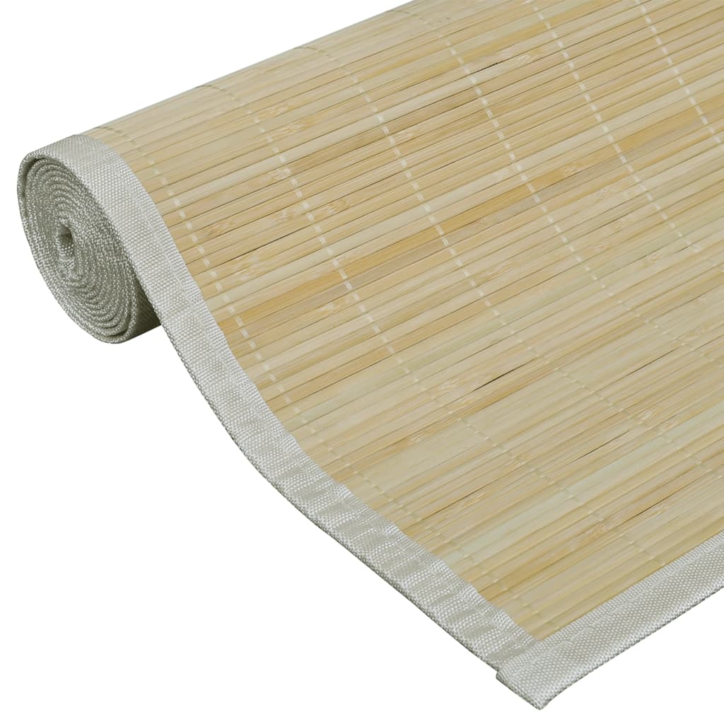 Bamboo rug 100 x 160 cm natural