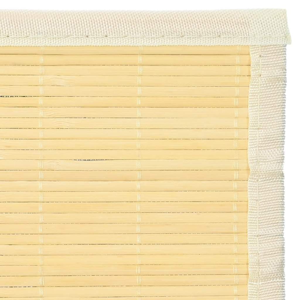 Bamboo rug 100 x 160 cm natural