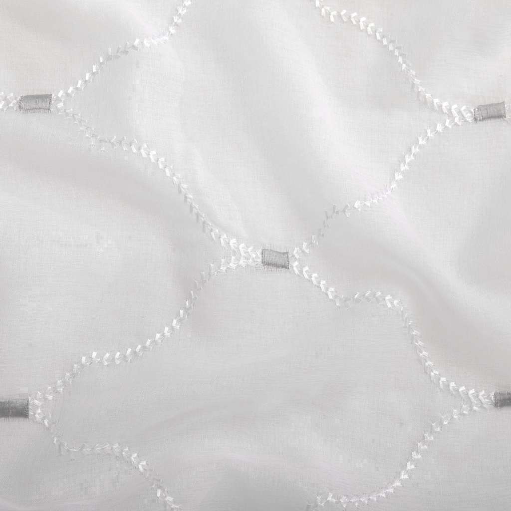 Vorhänge 2 pcs Weiß 140 x 245 cm Polyester