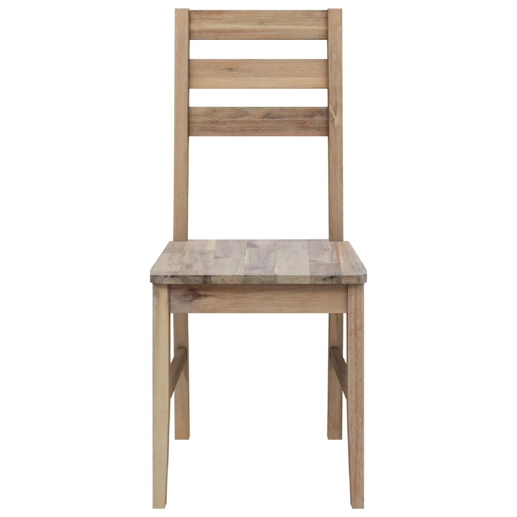Dining room chairs 2 pcs. Solid acacia wood