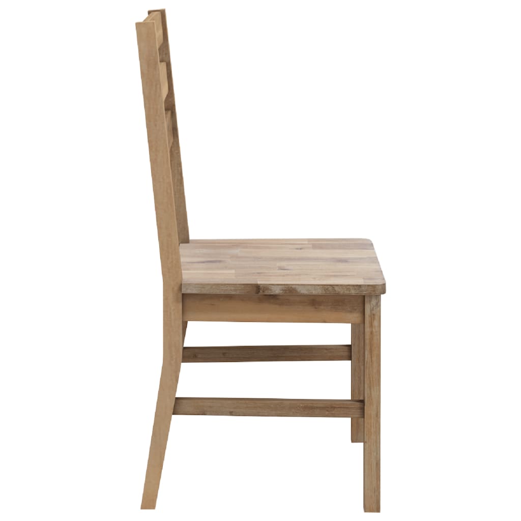 Dining room chairs 2 pcs. Solid acacia wood