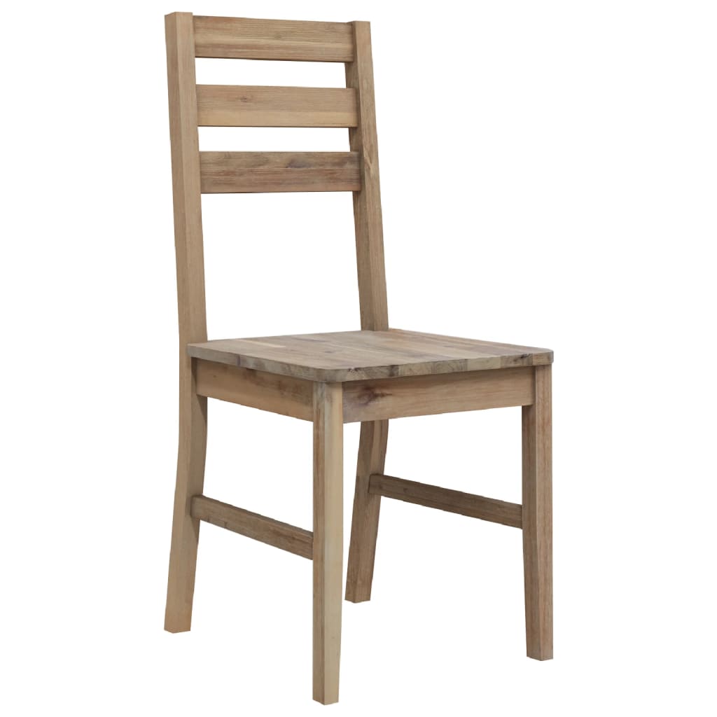 Dining room chairs 4 pcs. Solid acacia wood