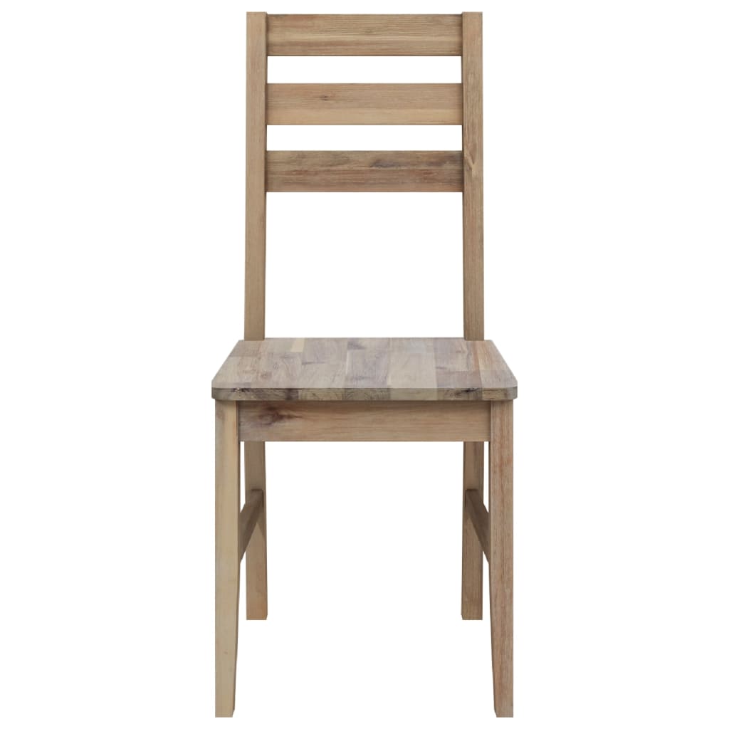 Dining room chairs 4 pcs. Solid acacia wood