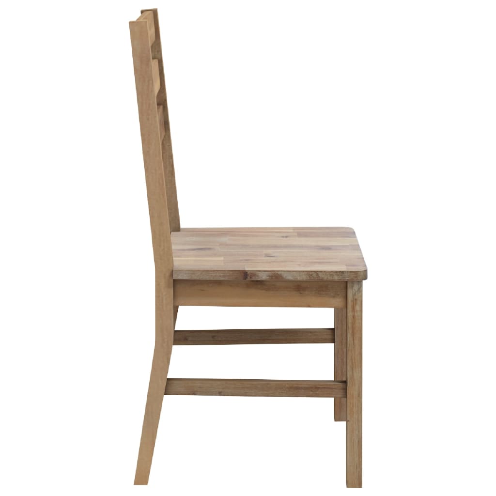 Dining room chairs 4 pcs. Solid acacia wood