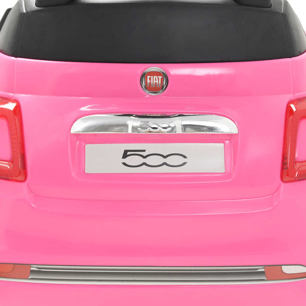 Voiture à enfourcher pour enfants Fiat 500 Rose