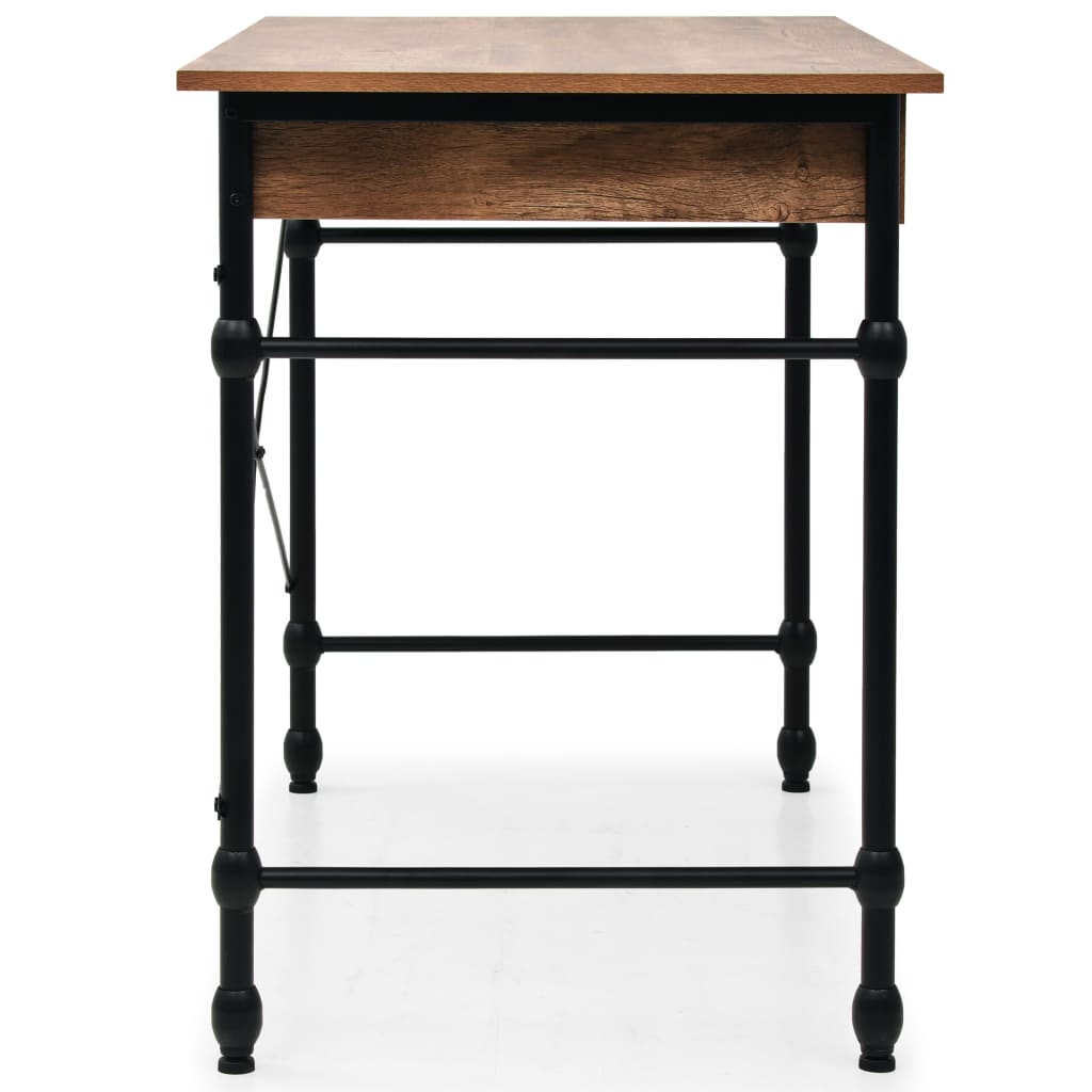 Bureau avec tiroir 110 x 55 x 75 cm couleur chêne