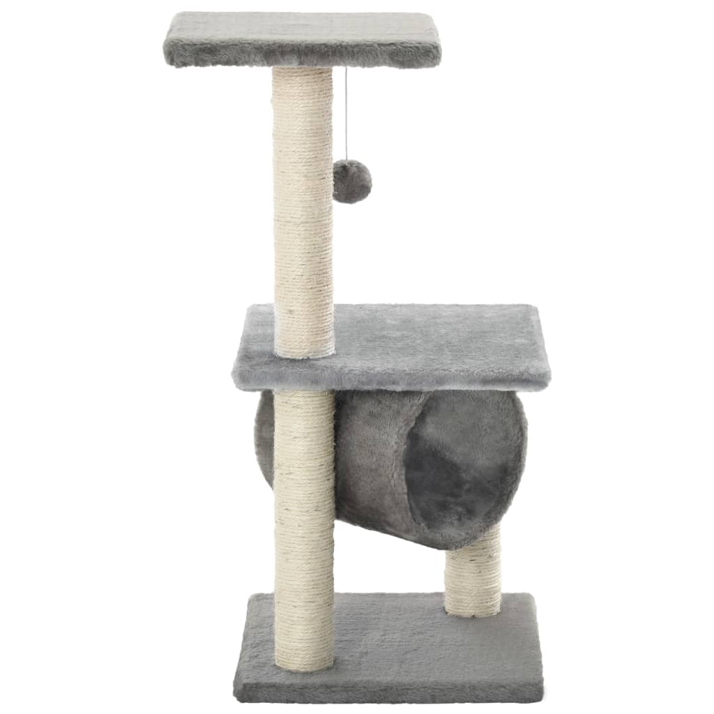Cat scratching post sisal 65 cm grey