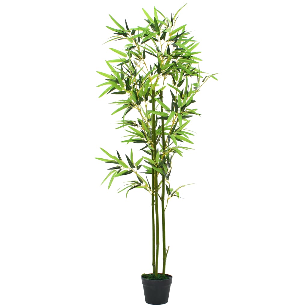 Künstliche Bambuspflanze mit Topf 150 cm Grün