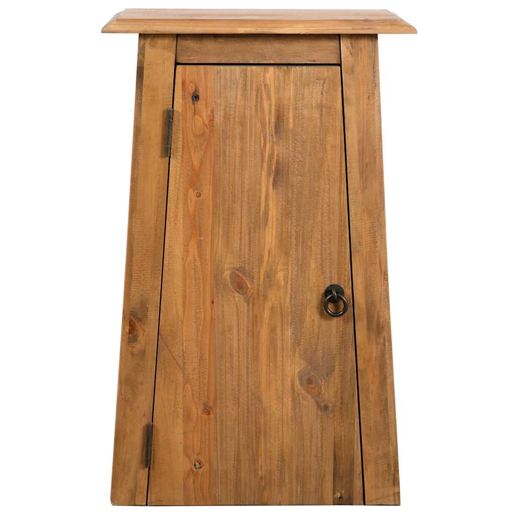 Armoire de salle de bain murale en pin massif 42x23x70 cm