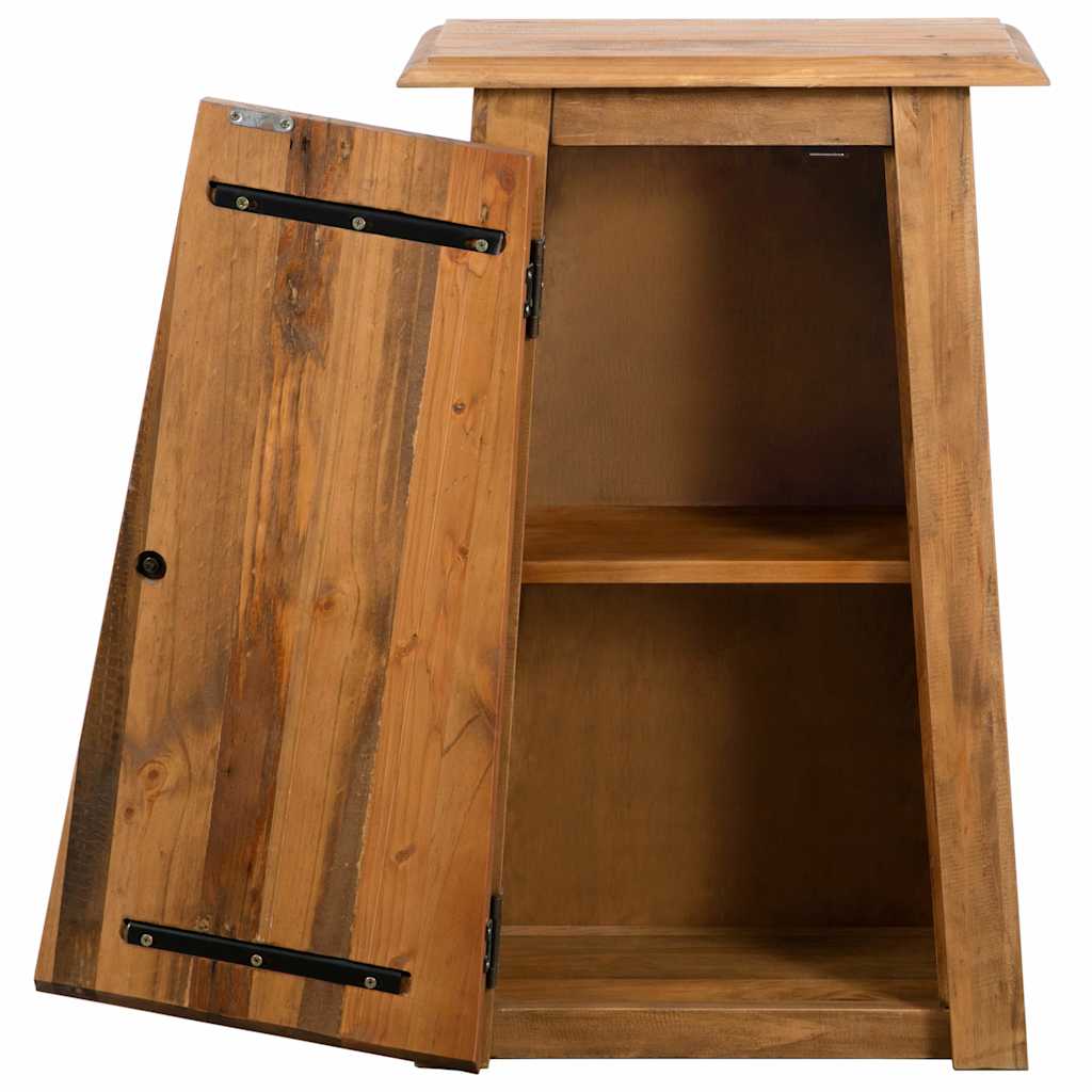 Armoire de salle de bain murale en pin massif 42x23x70 cm