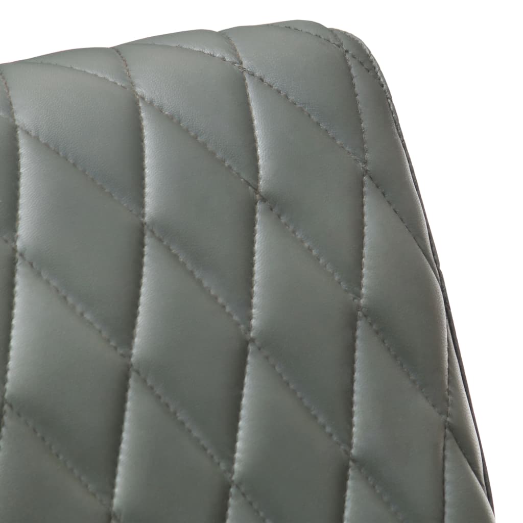 Sessel Grau Echtleder
