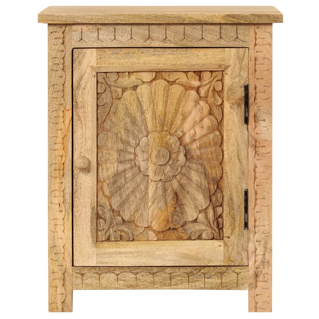 Nachttisch Massivholz Mango 40x30x50 cm