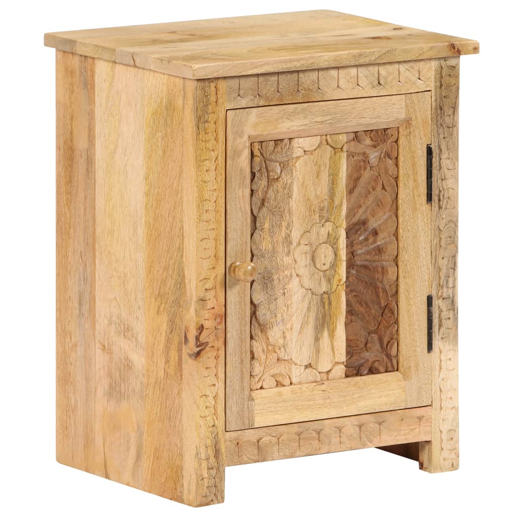 Nachttisch Massivholz Mango 40x30x50 cm