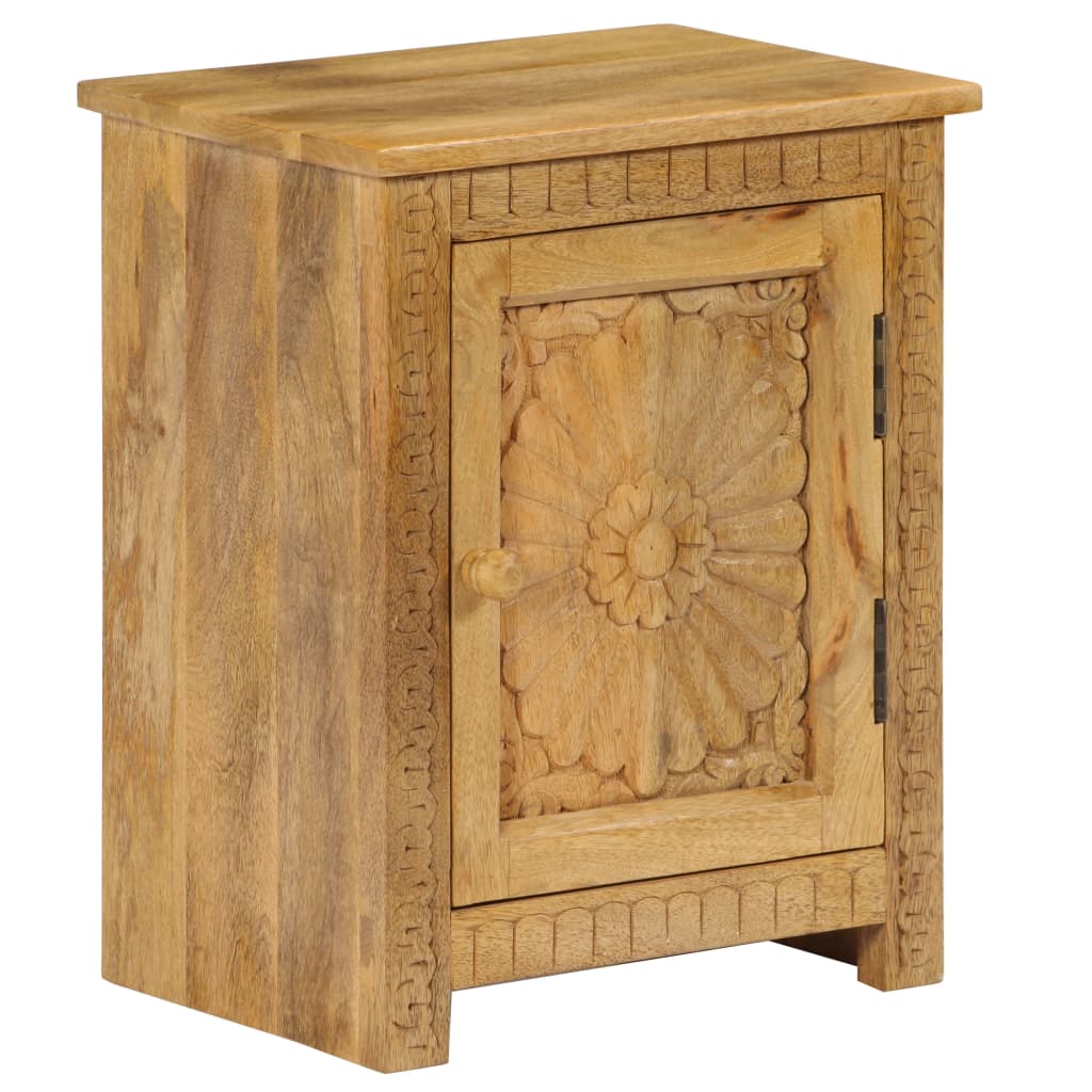Nachttisch Massivholz Mango 40x30x50 cm