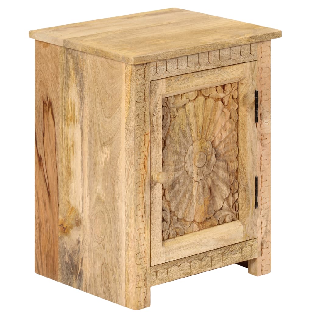 Nachttisch Massivholz Mango 40x30x50 cm