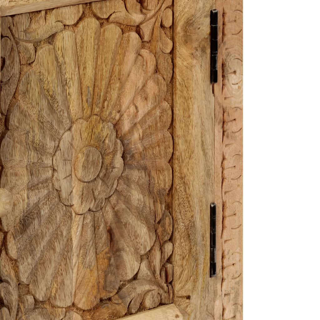 Nachttisch Massivholz Mango 40x30x50 cm