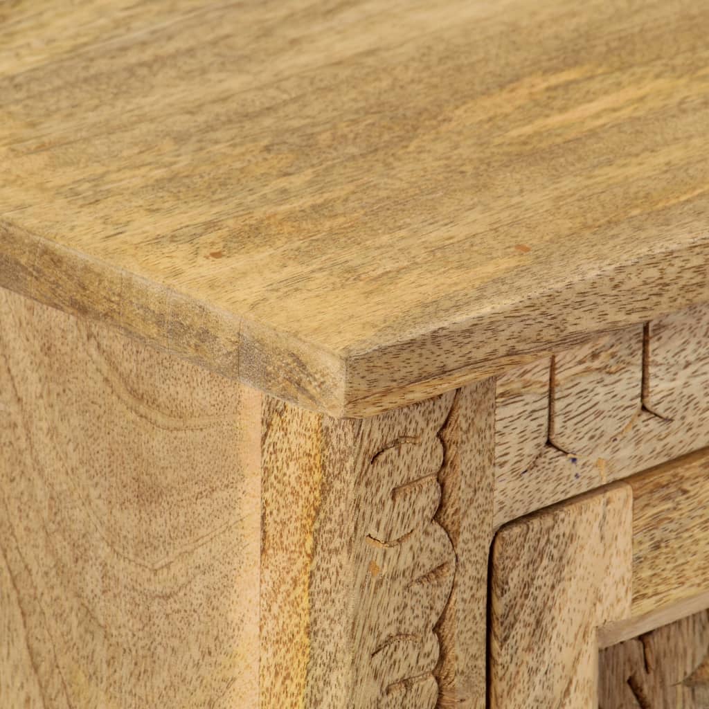 Nachttisch Massivholz Mango 40x30x50 cm