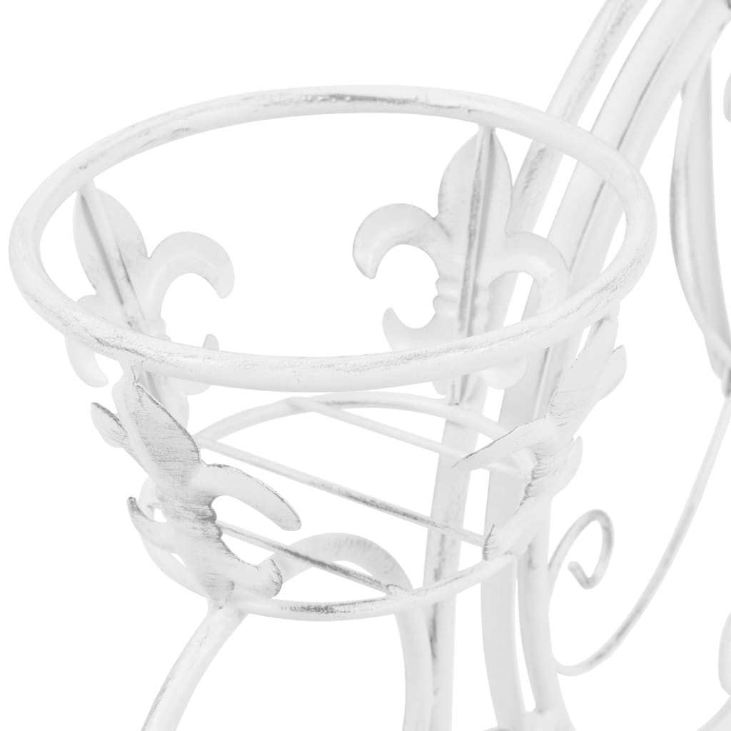 Flower staircase bicycle shape vintage style metal