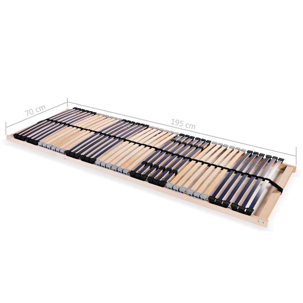 Lattenrost mit 42 Latten 7 Zonen 70x200 cm