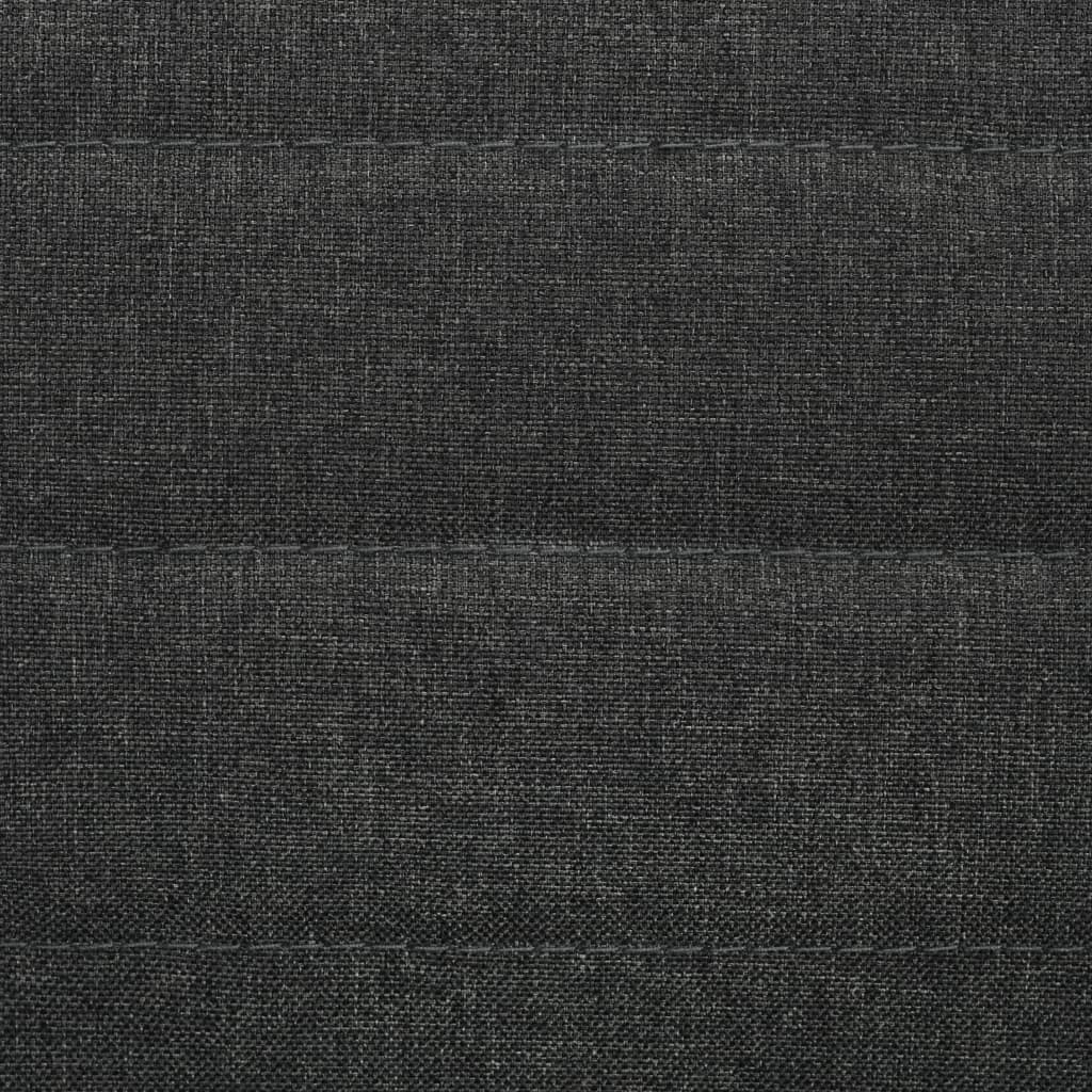 Dining chairs 2 pcs. Dark grey fabric
