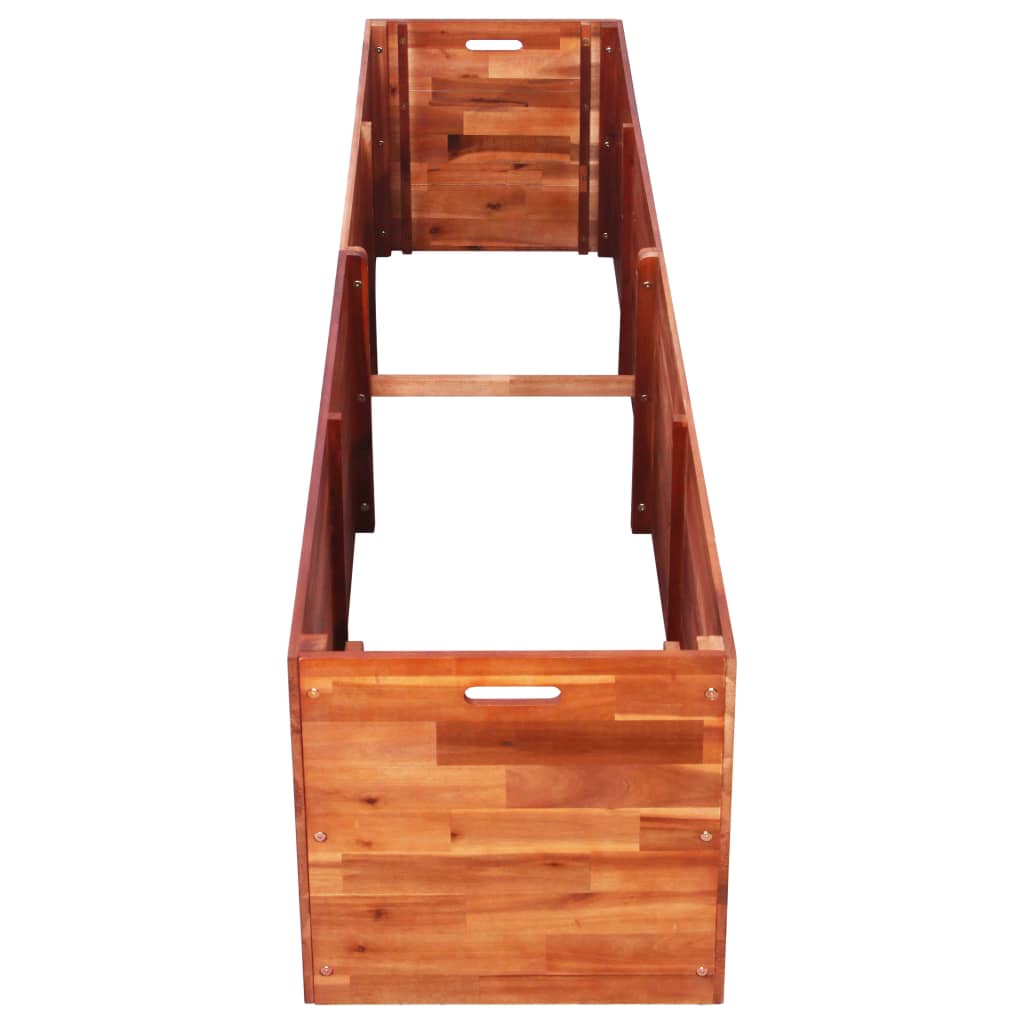 Garden raised bed acacia wood 200x50x50 cm