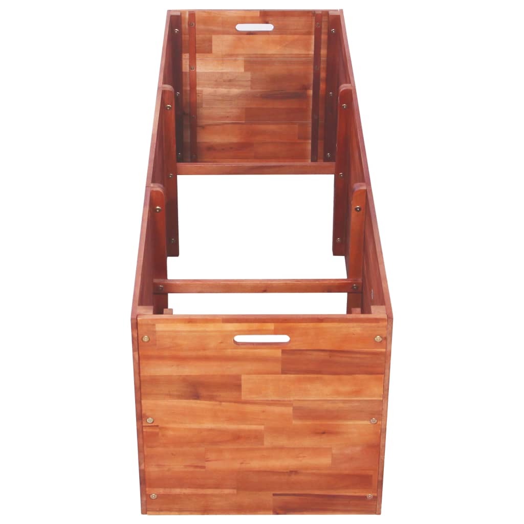 Garden raised bed acacia wood 150x50x50 cm