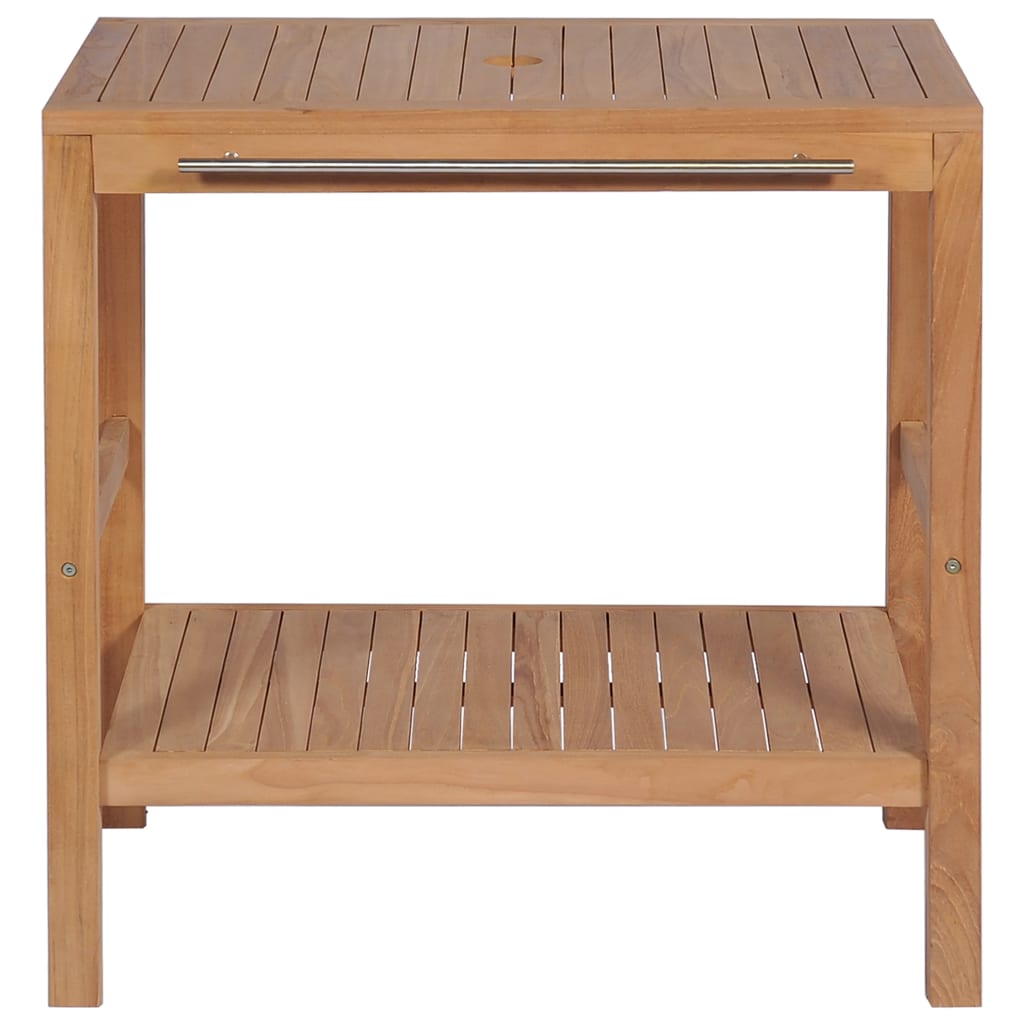 Waschtischunterschrank Massivholz Teak 74x45x75 cm