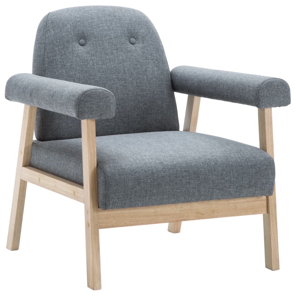 Sessel Hellgrau Stoff