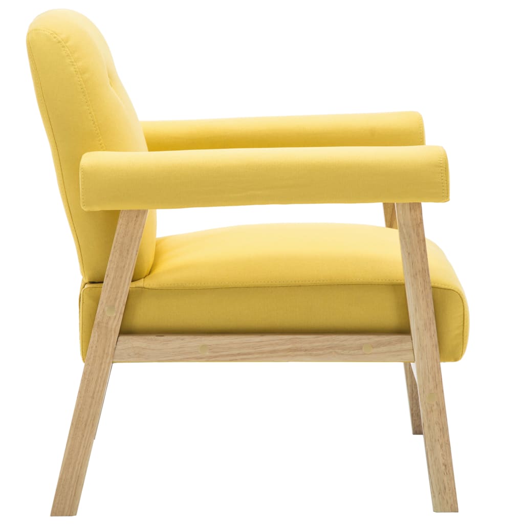 Sessel Gelb Stoff