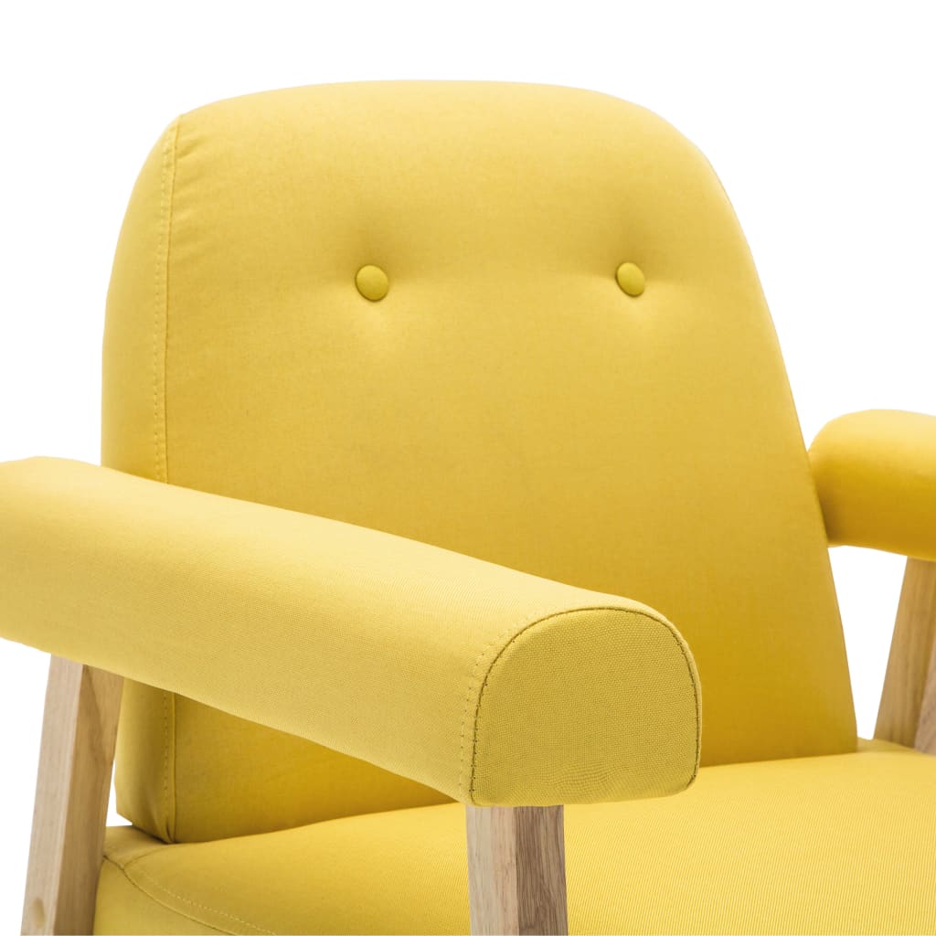 Sessel Gelb Stoff