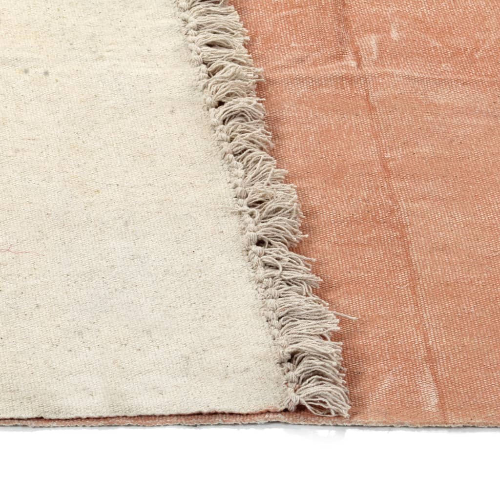 Kelim-Teppich Baumwolle 120x180 cm Rosa