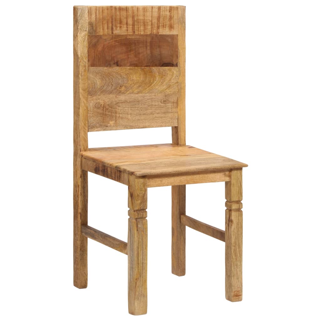 Esszimmerstühle 4 Stk. Massivholz Mango