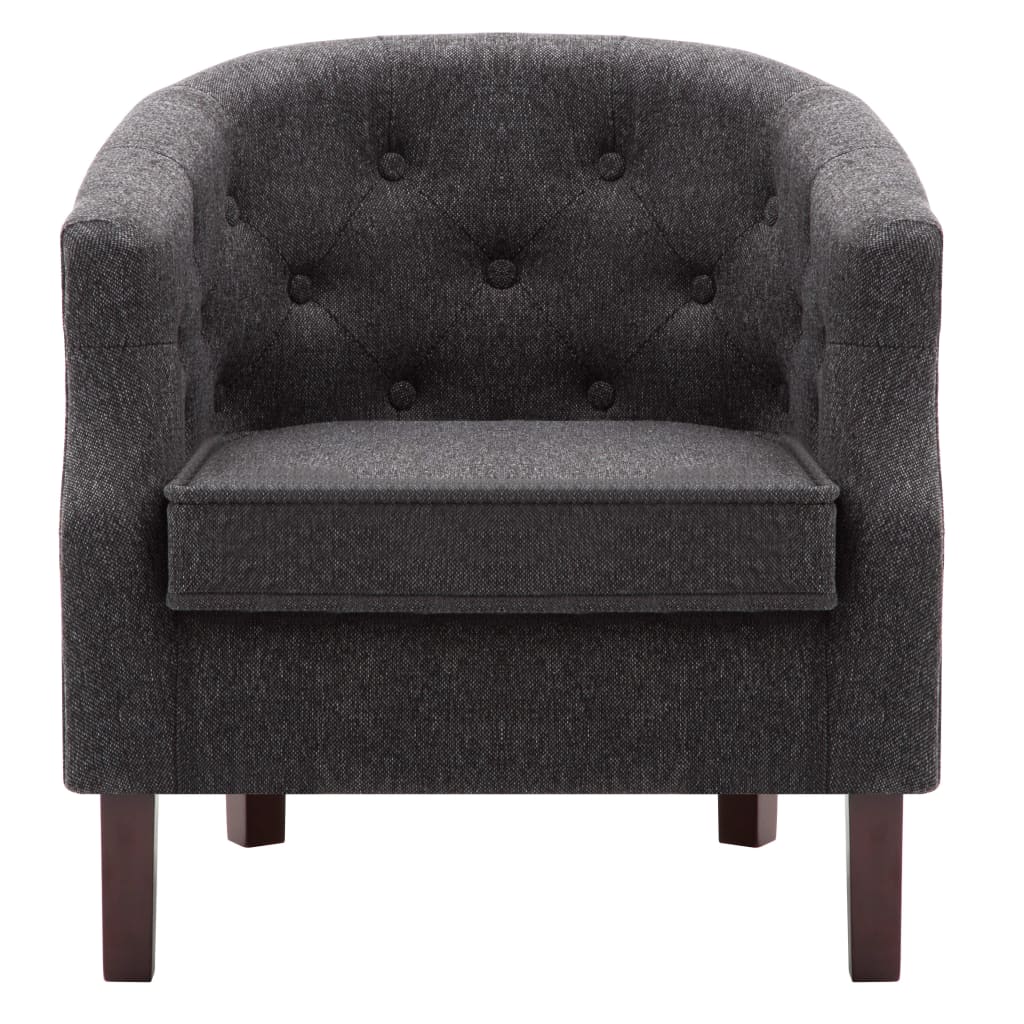 Sessel Dunkelgrau Stoff