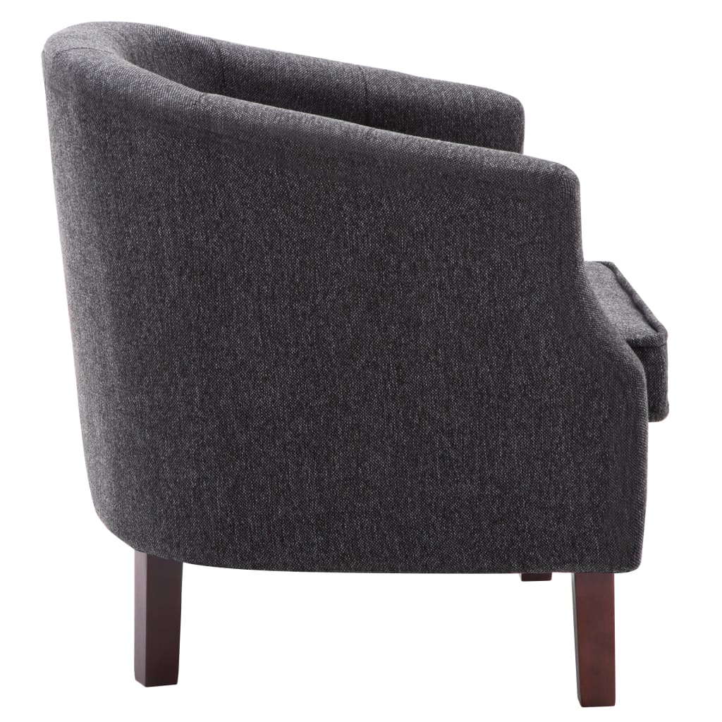 Sessel Dunkelgrau Stoff